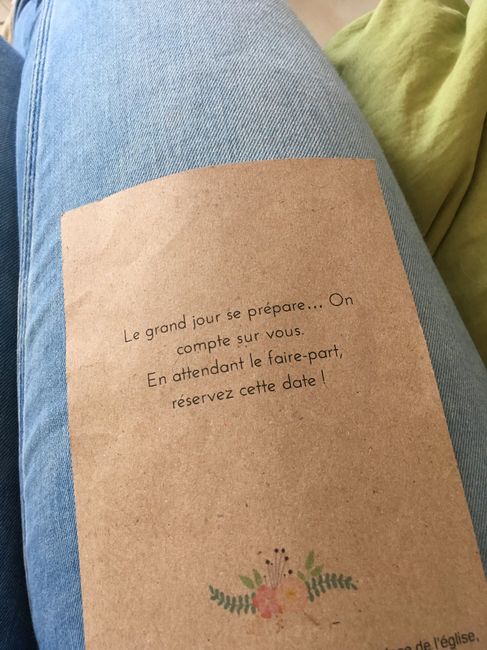 Mes  save the date diy - 2