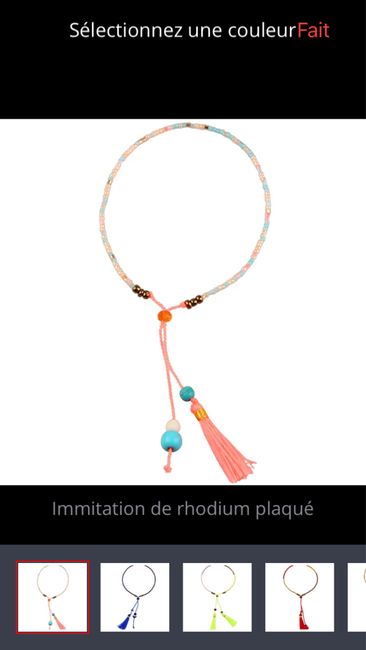 Bracelet cadeau temoins/dh :  besoin de vos avis - 1