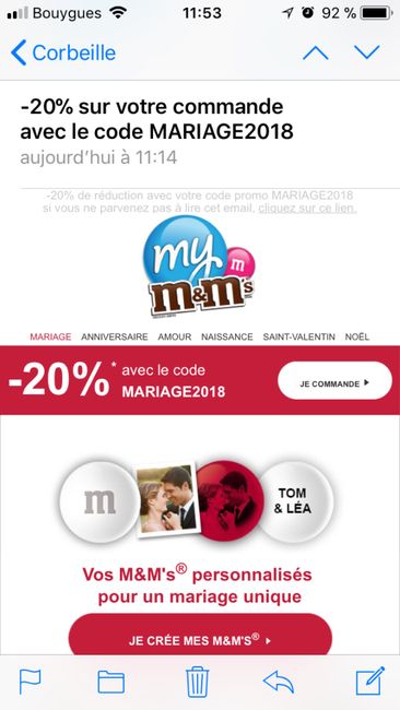 Code promo mnm’s - 1
