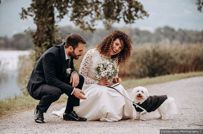 Une photo avec ton animal de compagnie pour le plus beau jour de ta vie? 🐶 1