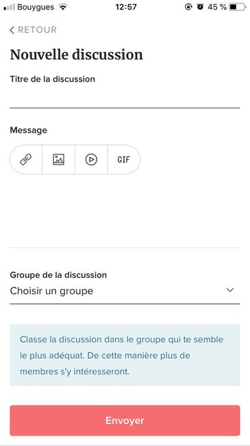 Comment publier une photo depuis l'application ? 1