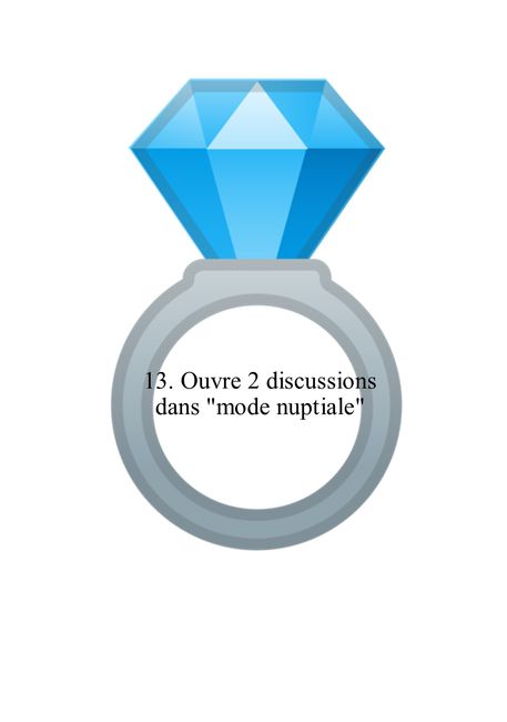 Choisi ton alliance et découvre ton défi du jour ! 💍 15