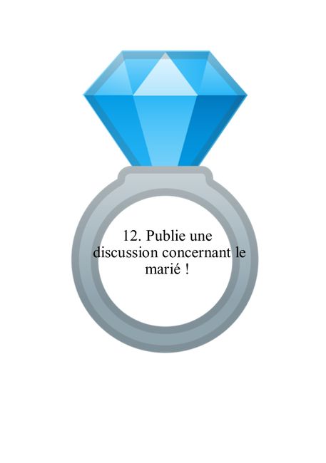 Choisi ton alliance et découvre ton défi du jour ! 💍 12