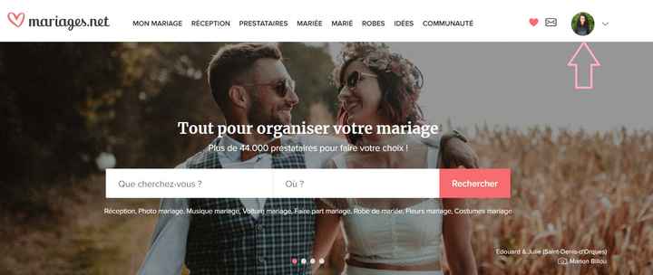 Comment changer ta photo de profil et la date de ton mariage - 1