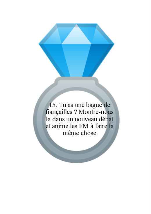 Choisi ton alliance et découvre ton défi du jour ! 💍 - 1