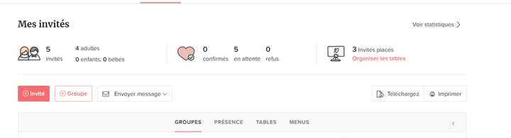 Liste d'invité - importation - 1