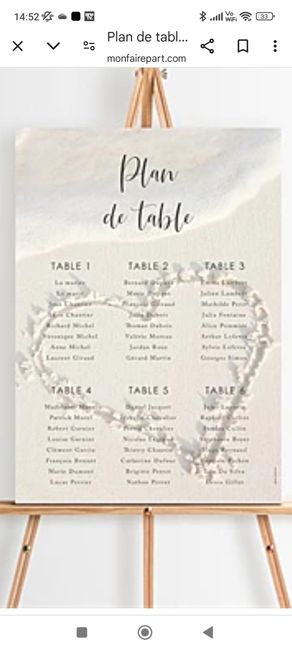 Plan de table 9