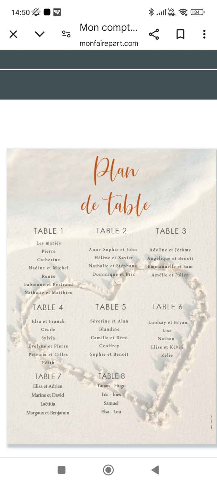 Plan de table - 1