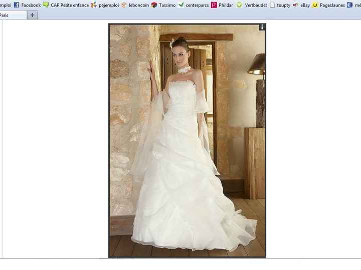robe ivoire