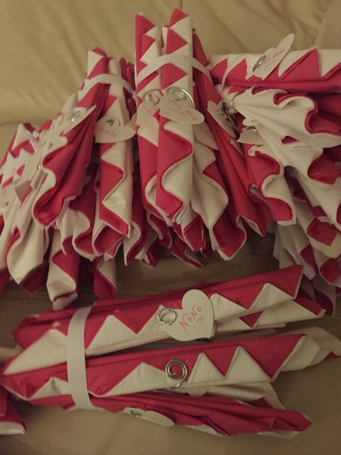 Plan de table et serviette prêt 😅😉🙂 - 1