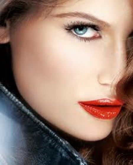 maquillage bouche rouge