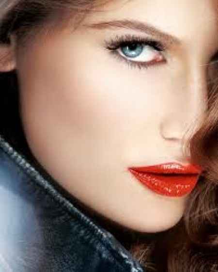 maquillage bouche rouge