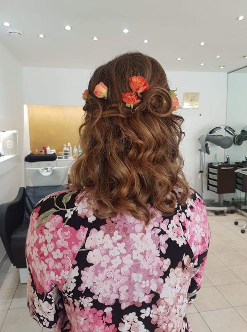 Coiffure et bouquet de mon mariage civil 22.08.20 2