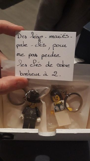 Une des boites cadeau