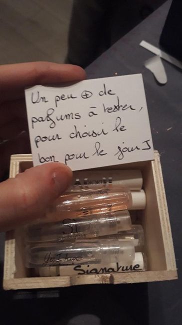 Une des boites cadeau