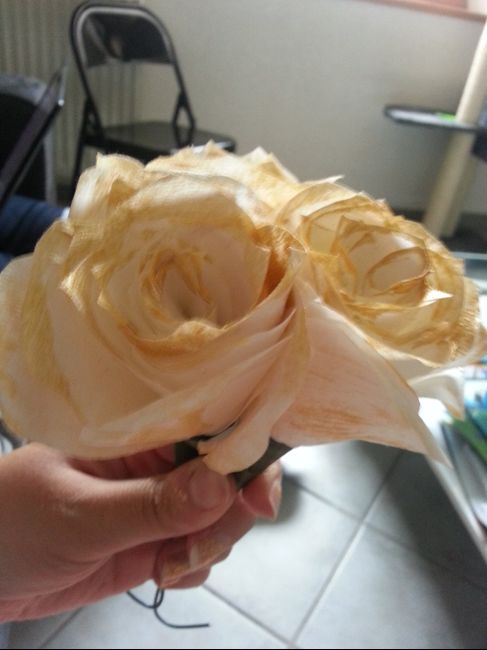 Tutoriel Rose en filtre à café pour boule - 1