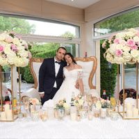 mari et moi à notre table ! 