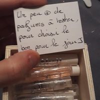 Une des boites cadeau