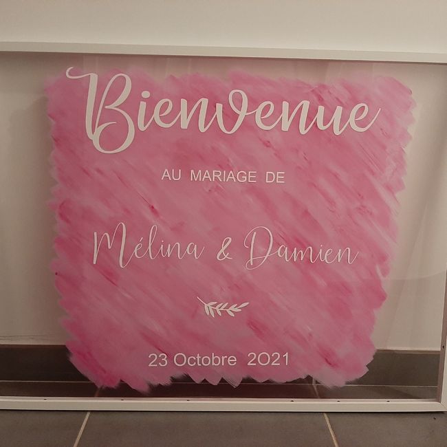 Panneau "bienvenue " - 1