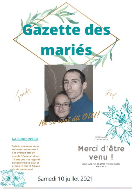 Création d'une gazette 1