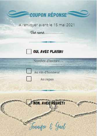 Mes faire part et coupons réponse - 3