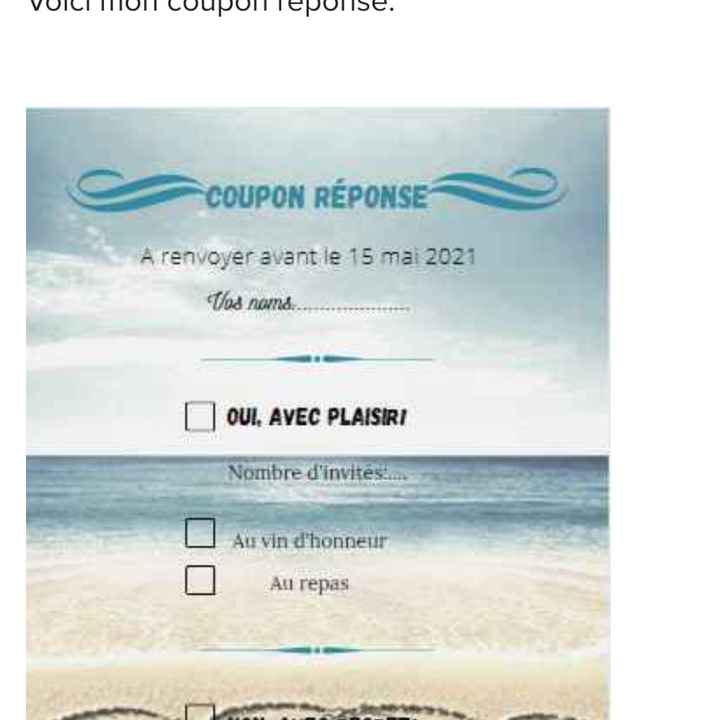 Réponse des invités - 1