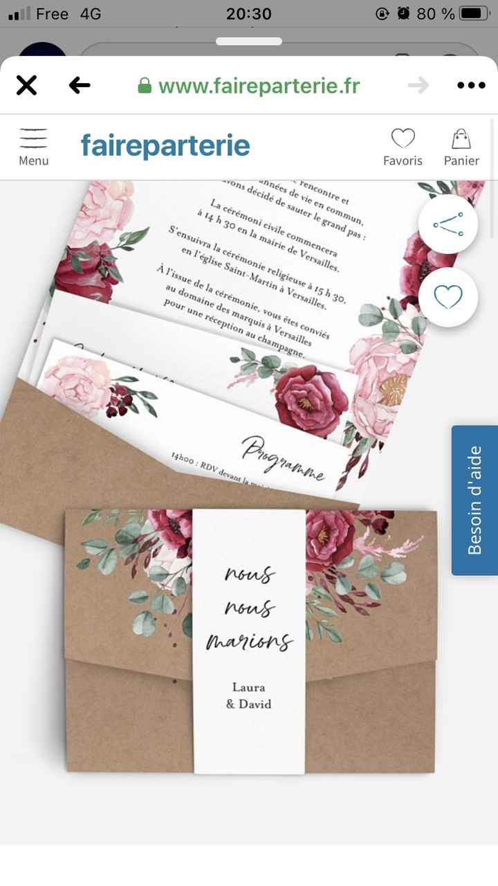 💌 Le faire-part : fleuri, moderne ou épuré ? - 1