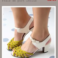Chaussures vert anis - 1