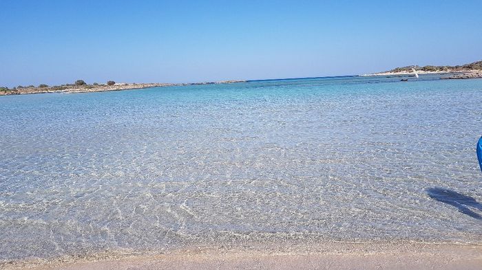 Plage d'Elafonissi le sable est rose splendide 