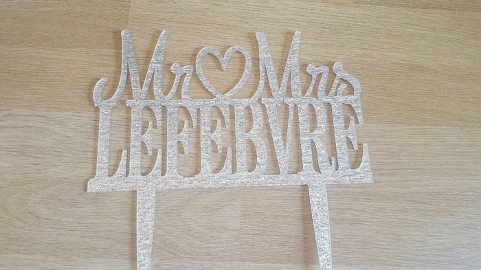 Vos caketopper - 1