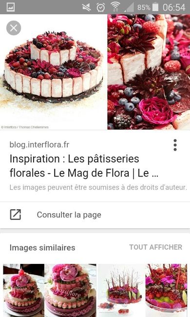 Gâteaux floraux - 4