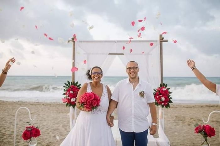 Mariage plage sabrina et tony