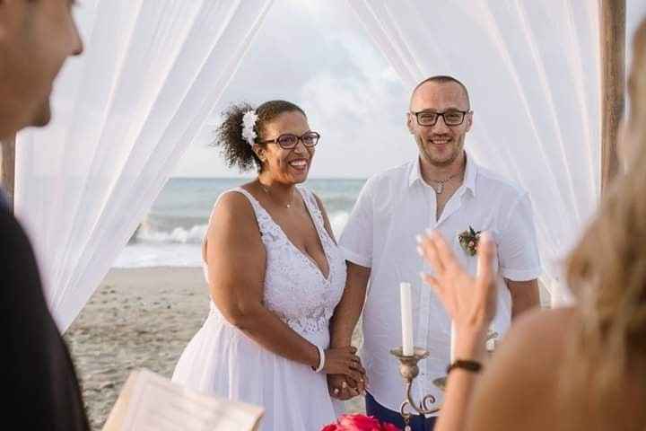 Mariage plage sabrina et tony