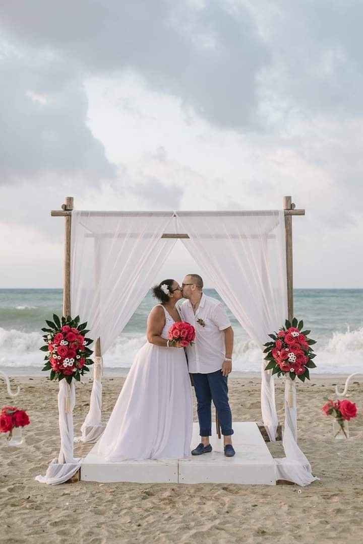 Mariage plage sabrina et tony