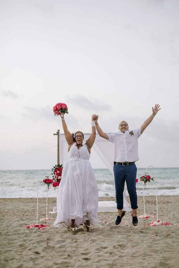 Mariage plage sabrina et tony