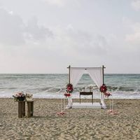 Mariage plage sabrina et tony