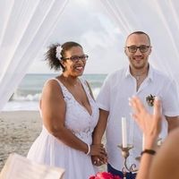 Mariage plage sabrina et tony