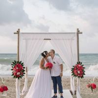Mariage plage sabrina et tony