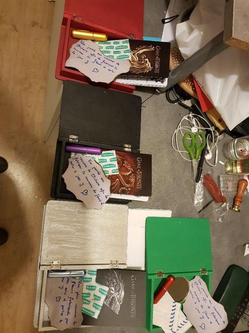 Avec les cadeaux dedans