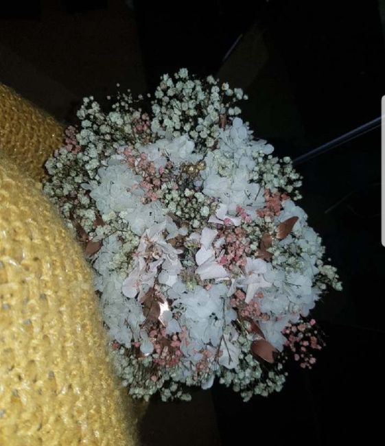 Bouquet de la mariée en fleurs séchées - 1