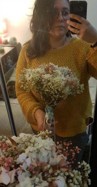 Bouquet de la mariée en fleurs séchées - 2