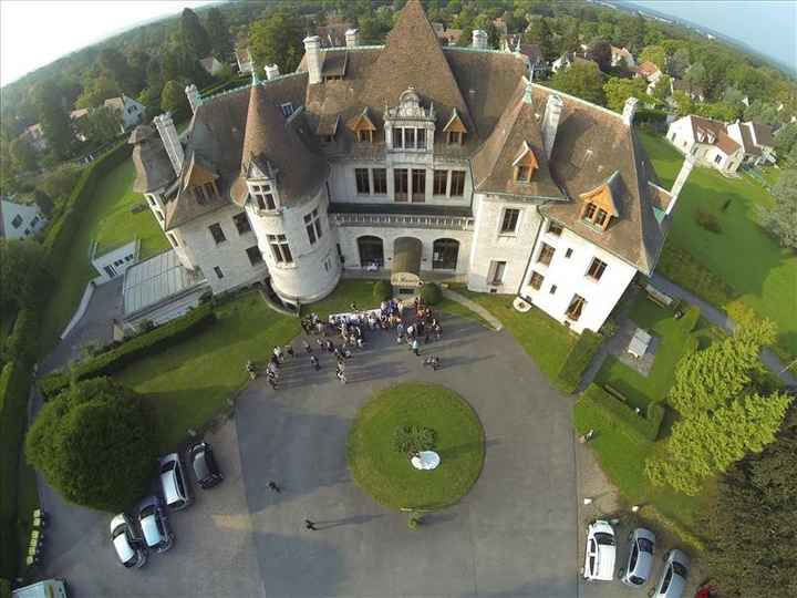 Notre lieu de réception avec son parc