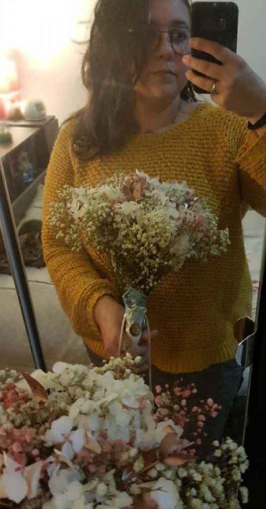 Bouquet de la mariée en fleurs séchées - 2