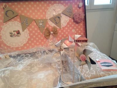 Mon urne/livre d'or valise vintage - 5