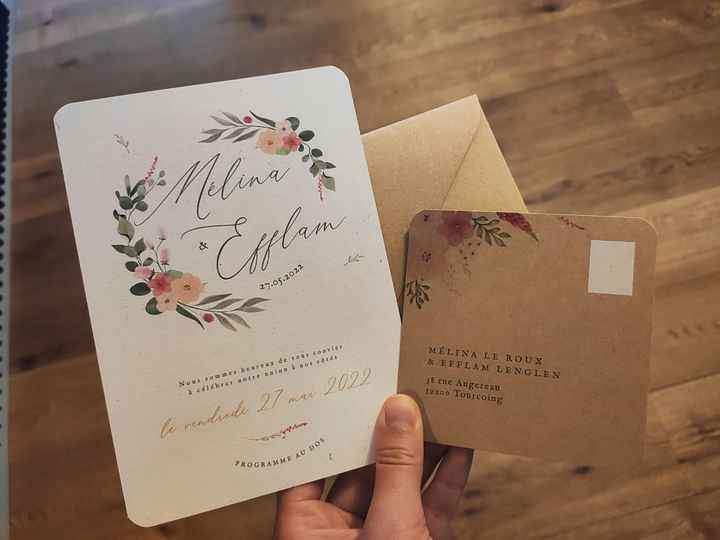 Faire-part mariage - 1