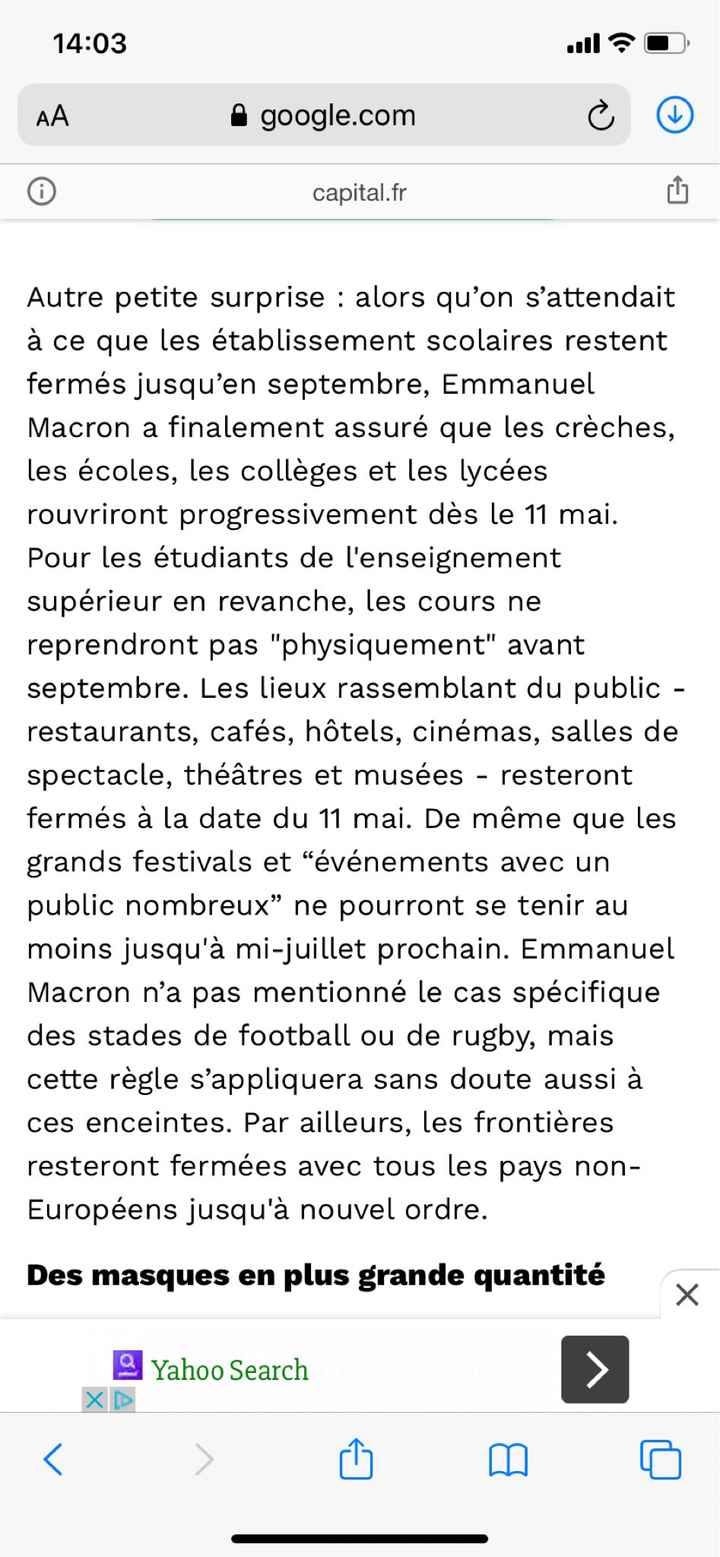 Et si nous attendions d’en savoir plus?? - 1