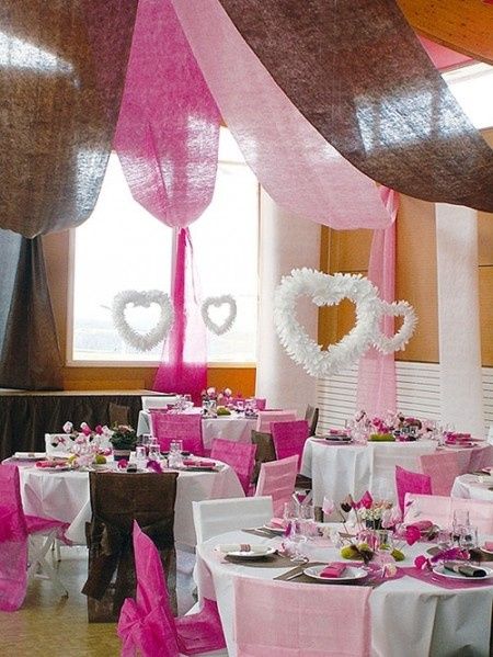 Décoration Fuschia/Chocolat