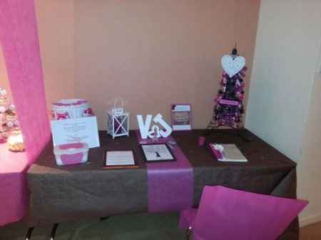 Notre table "Livre d'or   Urne"