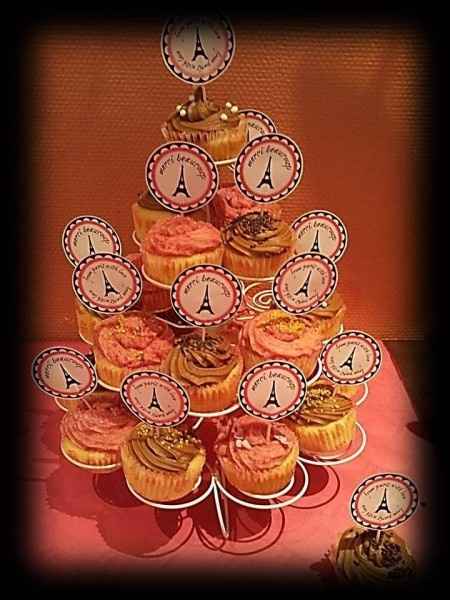 Nos cupcakes nutella et framboise