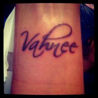 Tatouage prénom de ma fille